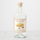 Custom Jalapeño & Clementine Infused Tequila Label Alkoholflaschenetikett (Vorderseite)