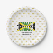Custom JAMAICA 60. Pappteller (Vorderseite)