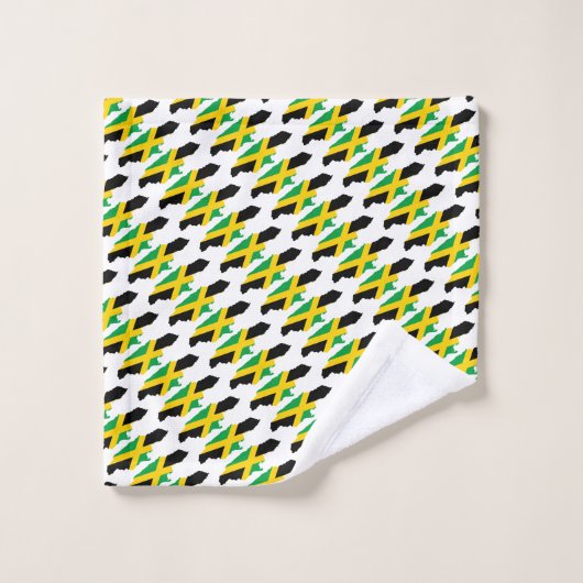 Custom JAMAICA FLAG Christlich Badhandtuch Set (Waschlappen)
