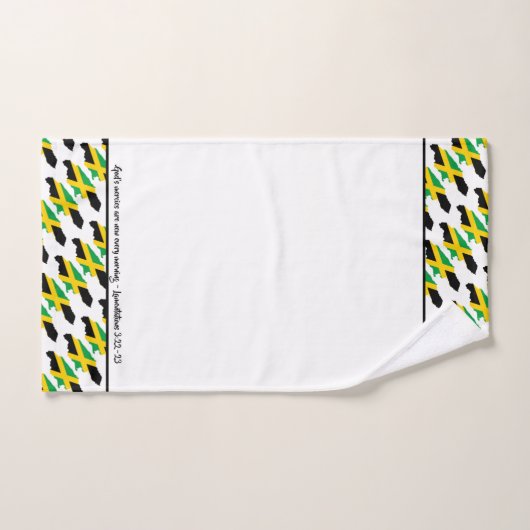 Custom JAMAICA FLAG Christlich Badhandtuch Set (Handtuch)