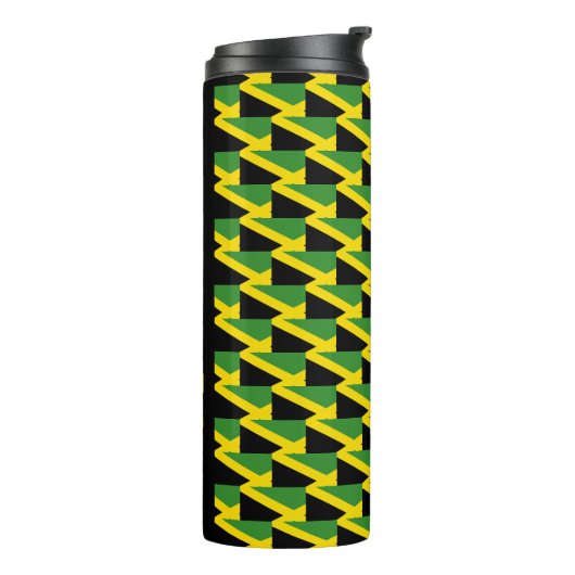 Custom Jamaica Flag Thermosbecher (Nach links gedreht)