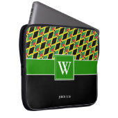 Custom JAMAICA GHANA Monogram Laptopschutzhülle (Vorne Rechts)