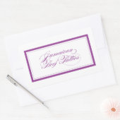 Custom_Jamaican Beef Patties Rechteckiger Aufkleber (Umschlag)