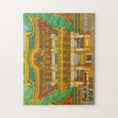 Custom Japan Landscape Travel Ästhetische Tempel Puzzle (Vertikal)
