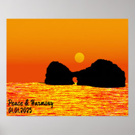 Custom Japan Landscape Travel Ästhetisches Poster