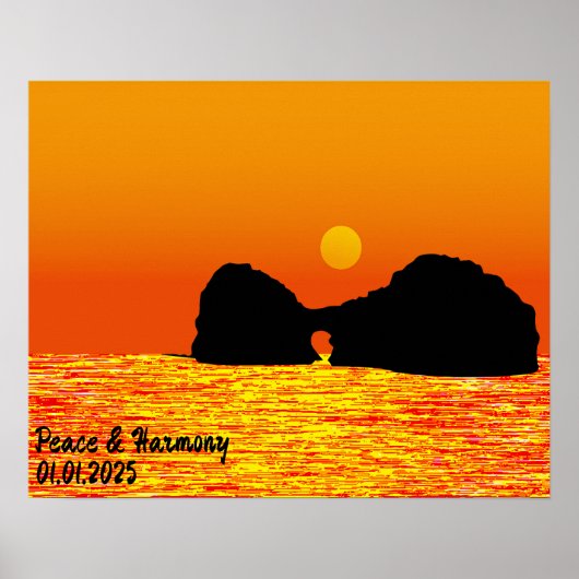 Custom Japan Landscape Travel Ästhetisches Poster (Vorne)