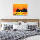 Custom Japan Landschaft Reisen Ästhetische Farbe Leinwanddruck (Insitu (Schlafzimmer))