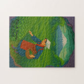 Custom Japan Reisen Landschaft ästhetische mt.Fuji Puzzle (Horizontal)