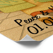 Custom Japan Travel Landscape Ästhetik Geisha Poster (Ecke)