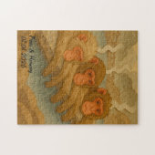 Custom Japan Travel Whimsical Funny Monkey Puzzle (Horizontal)