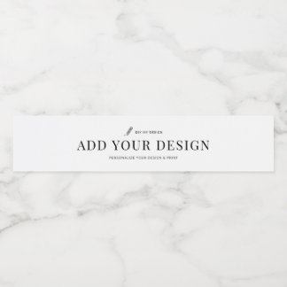 Custom Jar Wraparound Label Printing Waterproof Wasserflaschenetikett