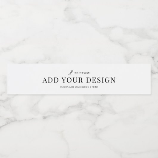 Custom Jar Wraparound Label Printing Waterproof Wasserflaschenetikett (Einzelnes Label)