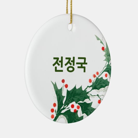 Custom Jeon Jung-kook BTS Weihnachtsschmuck (Rechts)