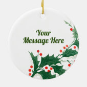 Custom Jeon Jung-kook BTS Weihnachtsschmuck (Hinten)