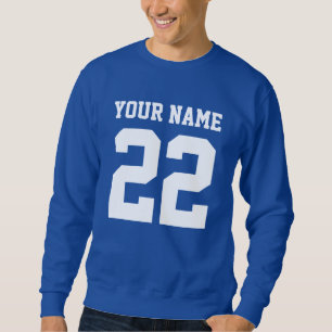 Custom Jersey Nummer Football Sweshirt für Männer Sweatshirt