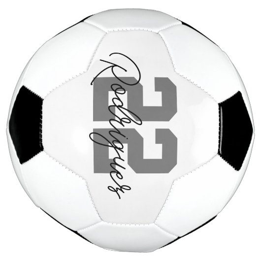 Custom Jersey/Player Name Soccer Ball (Gedreht)