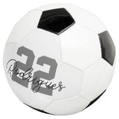 Custom Jersey/Player Name Soccer Ball (Dreiviertel)