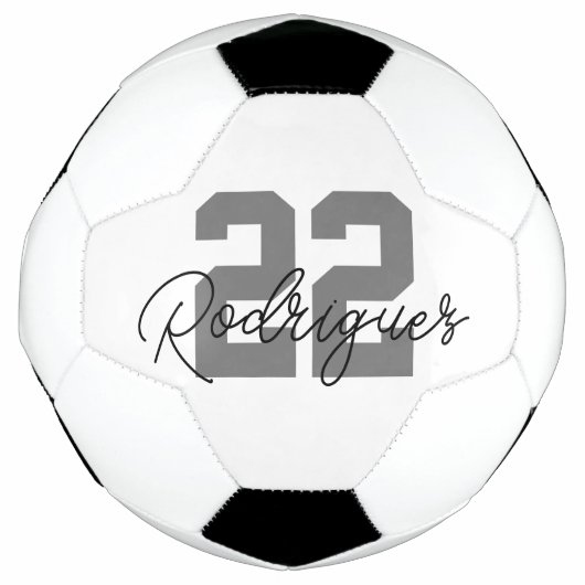 Custom Jersey/Player Name Soccer Ball (Vorderseite)