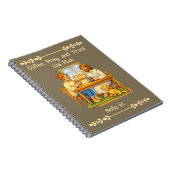 Custom Jesus & Coffee Crayon Art Prayer Journal Notizblock (Rechte Seite)