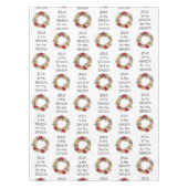 Custom JESUS REASON SAASON Weihnachten Tischdecke (Vorderseite)