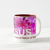 Custom JESUS Weihnachten Zweifarbige Tasse (VorderseiteRechts)