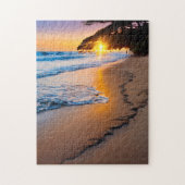 Custom Jigsaw Puzzle Foto Print Beach Sunset (Vertikal)