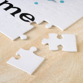 Custom Jigsaw Puzzle | Retro Octopus | Name & Text (Seite)