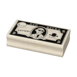 Custom Joe Biden Vater Bucks Rubber Briefmarke Gummistempel