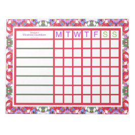Custom Jolly Christmas ADHD Girls Womens Planner Notizblock