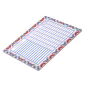 Custom Jolly Christmas ADHD Girls Womens Planner Notizblock (angewinkelt)