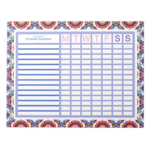Custom Jolly Christmas ADHD Girls Womens Planner Notizblock