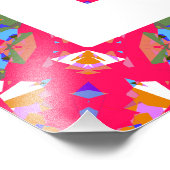 Custom Jolly Christmas Foto Picture Frame Print (Ecke)