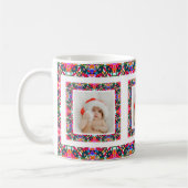 Custom Jolly Christmas Pattern Foto Picture Tee Kaffeetasse (Links)