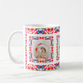 Custom Jolly Christmas Pattern Foto Picture Tee Kaffeetasse (Links)