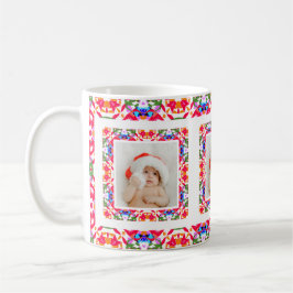 Custom Jolly Christmas Pattern Foto Picture Tee Kaffeetasse