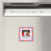Custom Jolly Festive Christmas Foto Picture Frame Magnet (In Situ (Geschirrspüler))