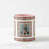 Custom Jolly Herbst Herbst Weihnachtsmuster Foto Tasse (Zentrum)