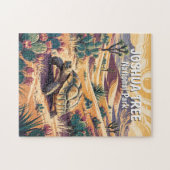 Custom Joshua Tree Tortoise Retro Desert Landscape Puzzle (Horizontal)