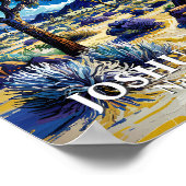 Custom Joshua Tree Van Gogh Starry Night Modern Poster (Ecke)