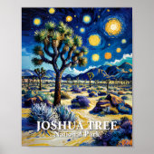 Custom Joshua Tree Van Gogh Starry Night Modern Poster (Vorne)