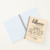 Custom Journal for Boss, Teacher oder Coworker Gif Notizblock (Innenseite)