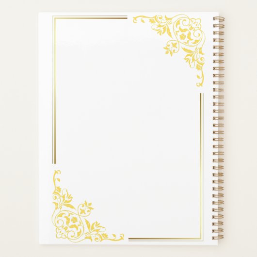 Custom Journal for Work, School & Daily Writing Planer (Rückseite)