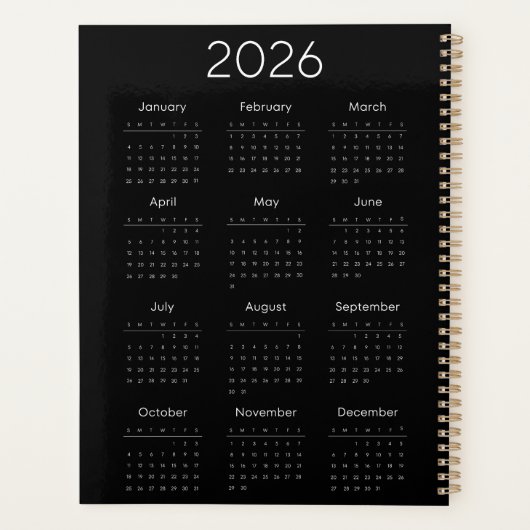 Custom Journal for Work, School & Daily Writing Planer (Rückseite)