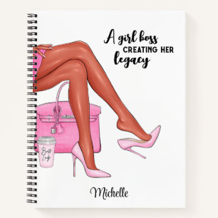 Custom Journal, Personalisiert Black Girl Notebook Notizblock