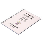 Custom Journal & Planner, Personalisiertes Baby Gi Notizblock (Linke Seite)