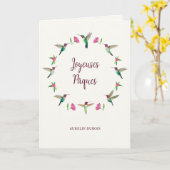 Custom Joyeuses Pâques Karte (Gelbe Blume)