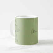 Custom Juli Water Lily Individuelle Name Tasse (Vorderseite Links)