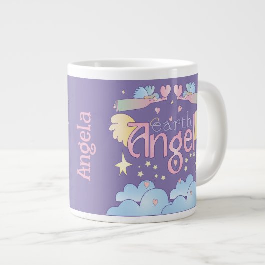 Custom Jumbo Earth Angel Tasse - Pastel Heaven (Vorderseite Rechts)