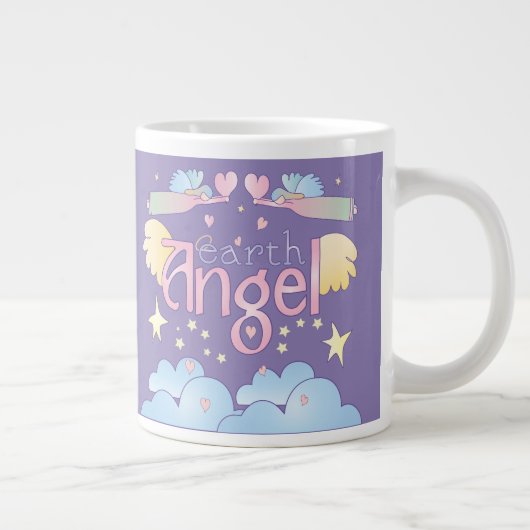 Custom Jumbo Earth Angel Tasse - Pastel Heaven (Rechts)