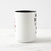 Custom June Birth Flower - Personalized Name Tasse (Zentrum)